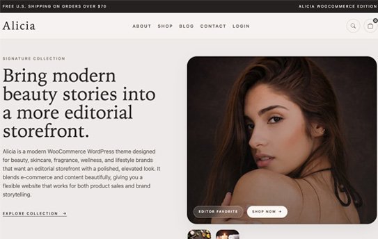 Alicia WooCommerce Theme